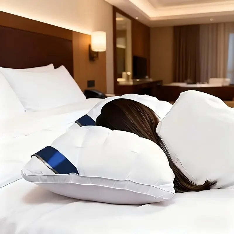 Neck Support Pillow Set of 2 | Anti-Collapse Design | Comfortable Sleep Support