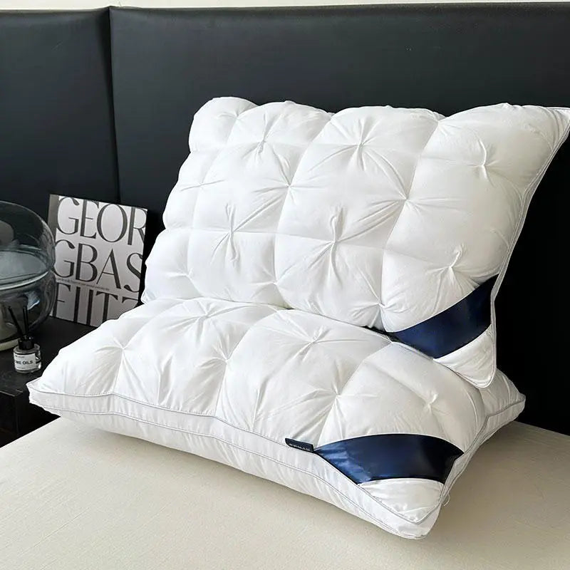 Neck Support Pillow Set of 2 | Anti-Collapse Design | Comfortable Sleep Support