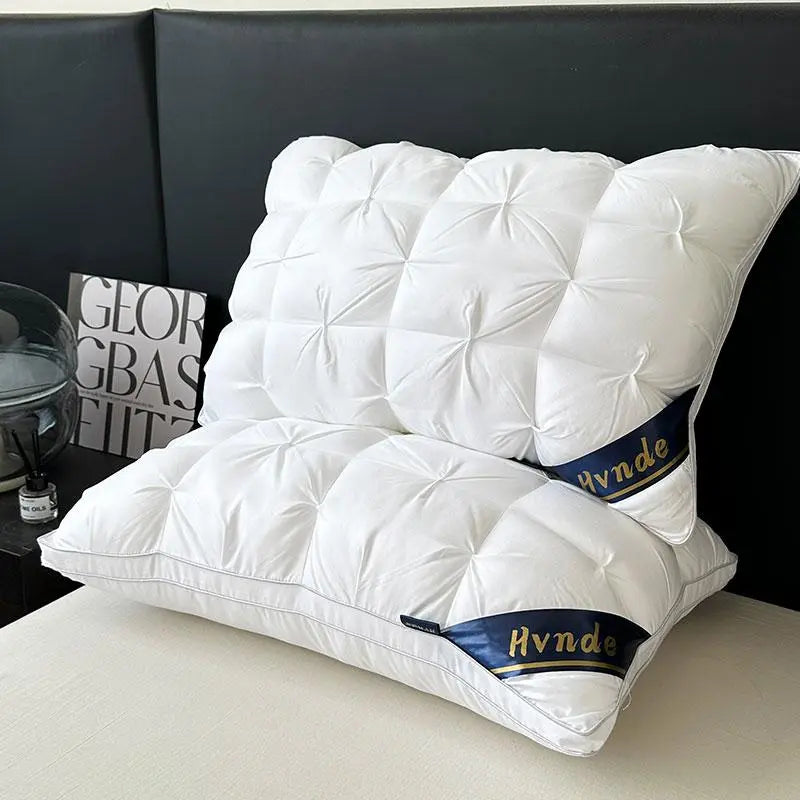 Neck Support Pillow Set of 2 | Anti-Collapse Design | Comfortable Sleep Support